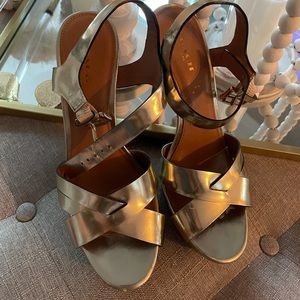 Coach Metallic Heels